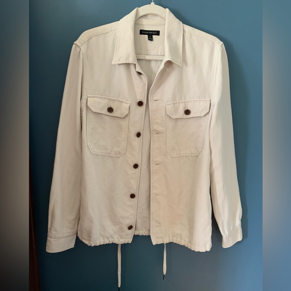 Banana republic, size S, cotton linen blend lightweight jacket
